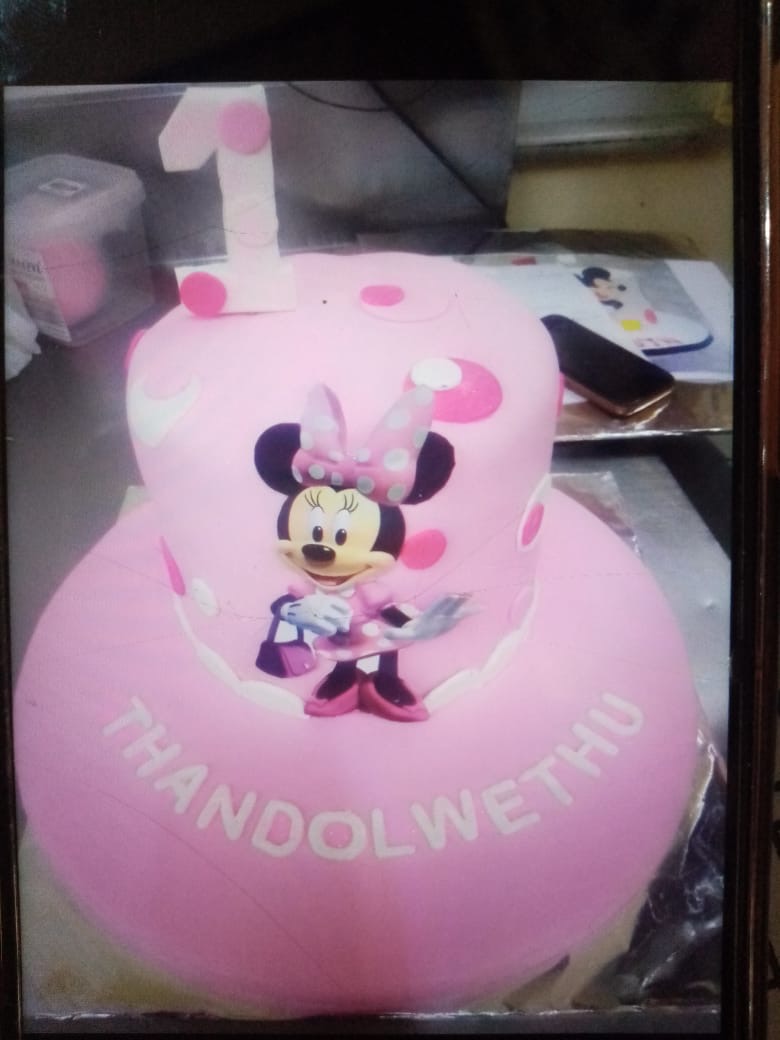 Minnie Mouse Two-Tier Cake (Pink) — MN-014